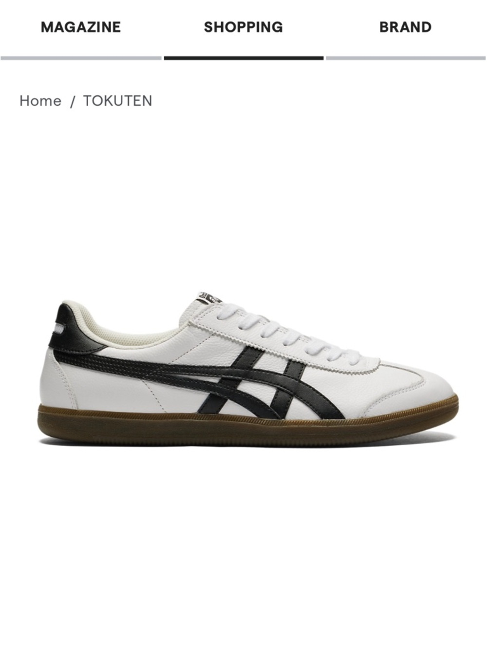 New never worn Onitsuka Tiger by Asics White and Black Mexico 66 Sneakers